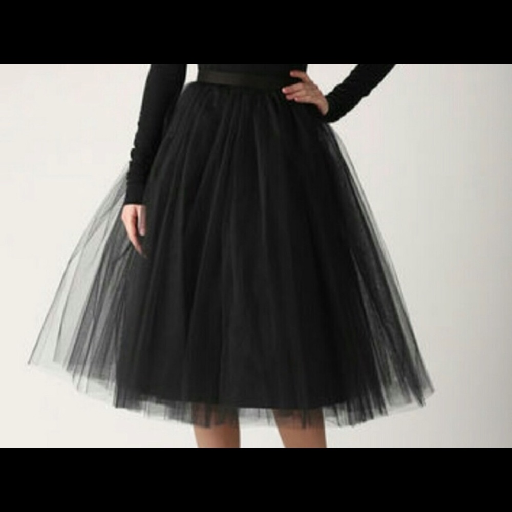 Akira Black Tulle skirt